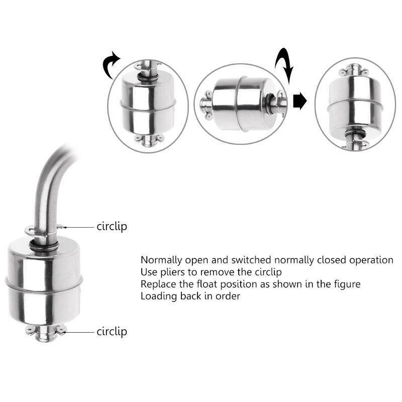 Internal Float Switch High Temperature 200? L Type Liquid Controller Water Level