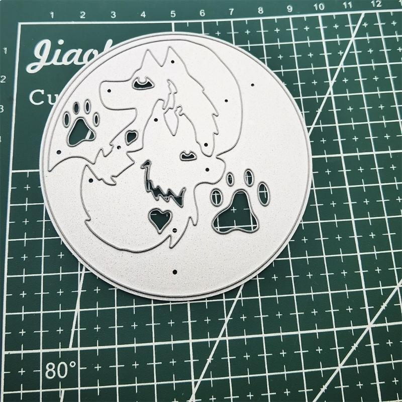 Wolf Metal Cutting Dies Stencil DIY Scrapbooking Album Paper Card Template Mold