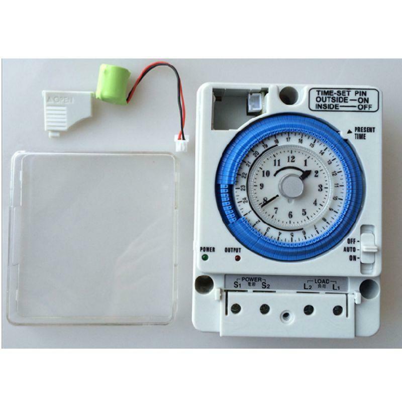 TB388 Mechanical Timer Switch 100-240V 24H 96 Settings Programmable Controller