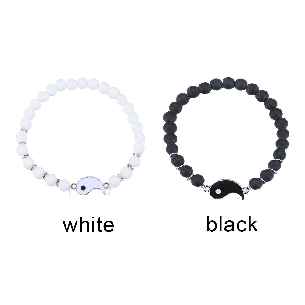 Gifts Jewelry Charms Fashion Best Friends Tai Chi Couple Bracelets Beaded