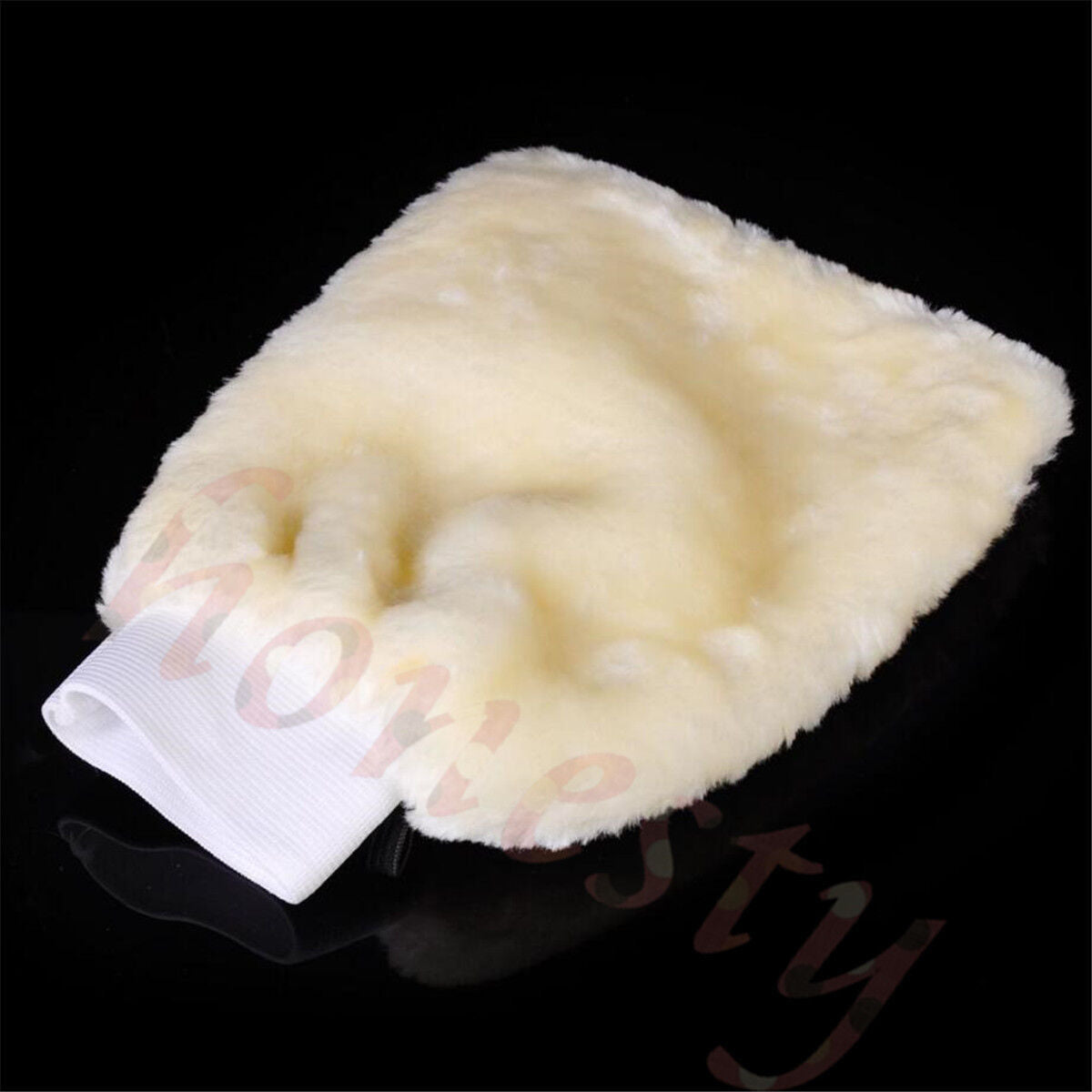 Sheepskin Mitt Car Soft Polishing GLOVE LAMBSWOOL WASHING CLEANING POLISH