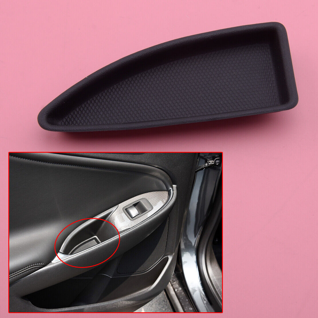 Left Black Rear Door Switch Cap Bezel fit for Chevrolet Malibu 16-18 New