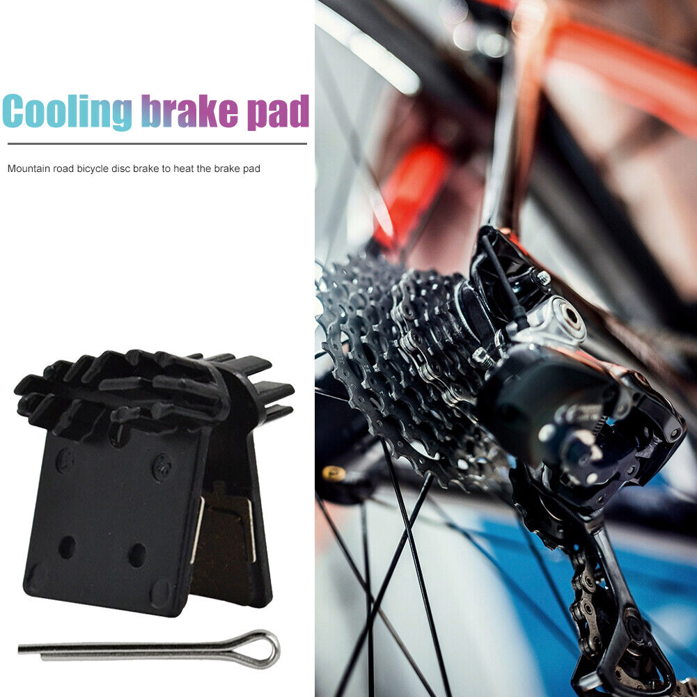 1 Pair MTB Bike Cooling Fins Heat Radiation Brake Pad for M9000 M9020 M987