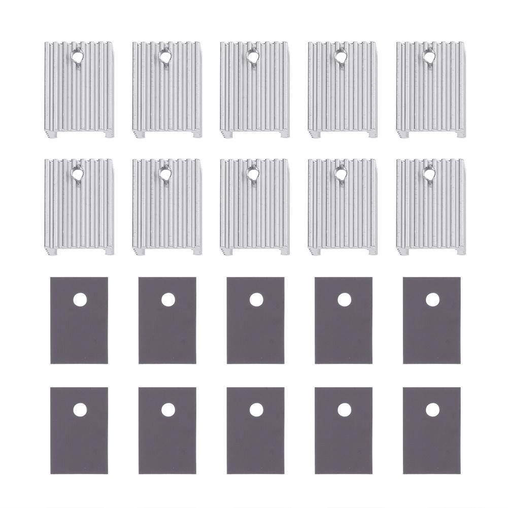 TO-220 Cooling Radiator Aluminum Heatsink Transistor Heatsink Cooler for PC