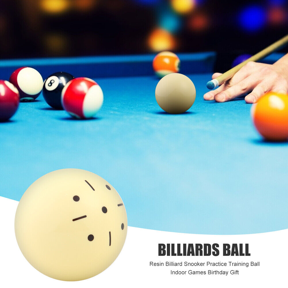 Billiard Cue Ball Snooker Pool Table Practice Training Cueball (57.2mm)