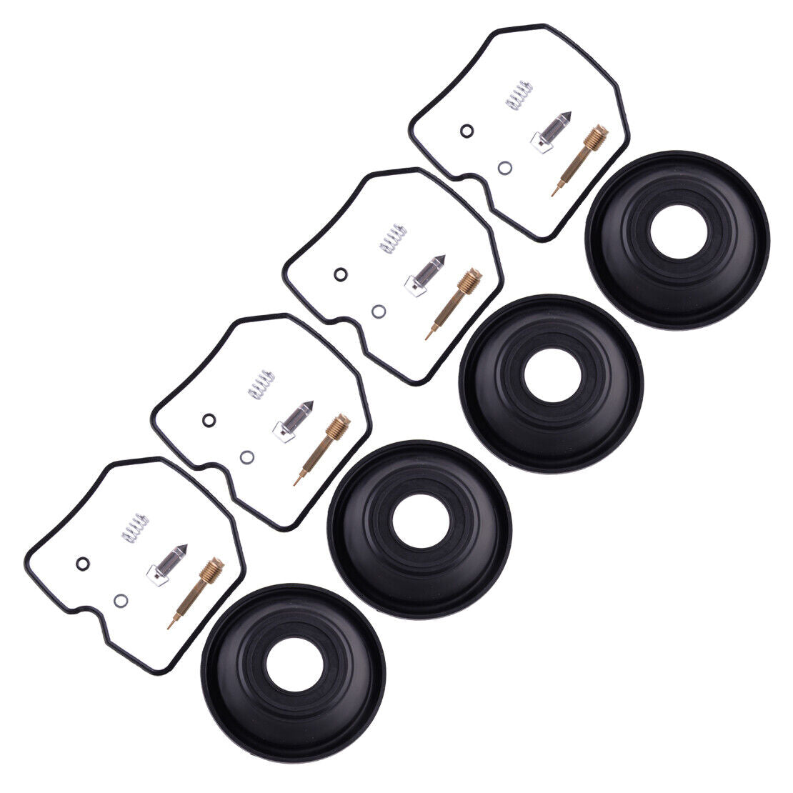 4x Rebuild Repair Kit Diaphragm fit for Kawasaki Ninja 750R 1987-90 /900R ZX900A
