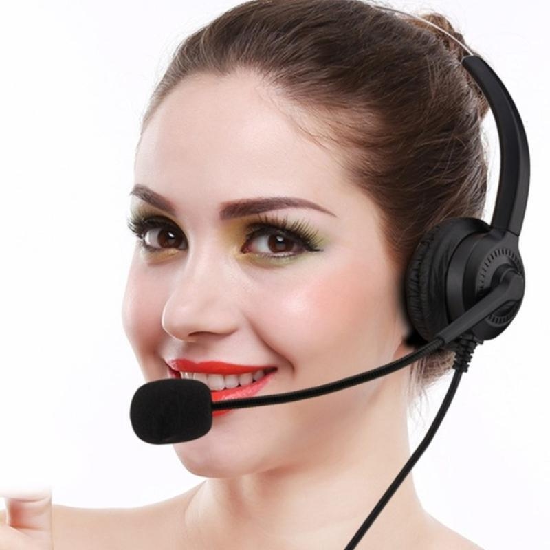 Replacement Headphone Cable USB 2.5M Headset Computer Headphone Microphone Call