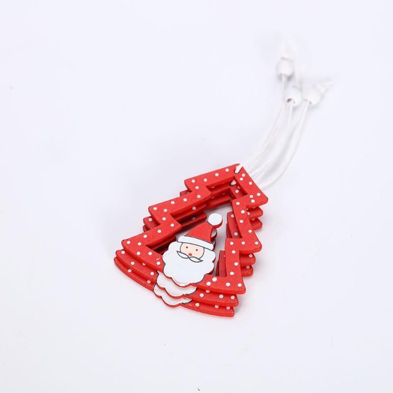 12 Pcs Christmas Pendant Xmas Trees Festuval Party Gifts Ceilings Decoration