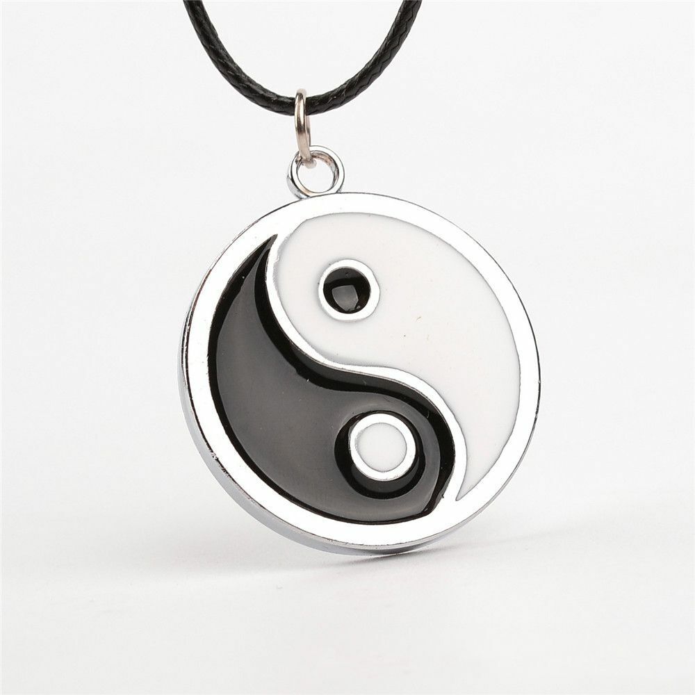Making DIY Tai Chi Charms Jewelry Accessories Yin Yang Pendant White Black