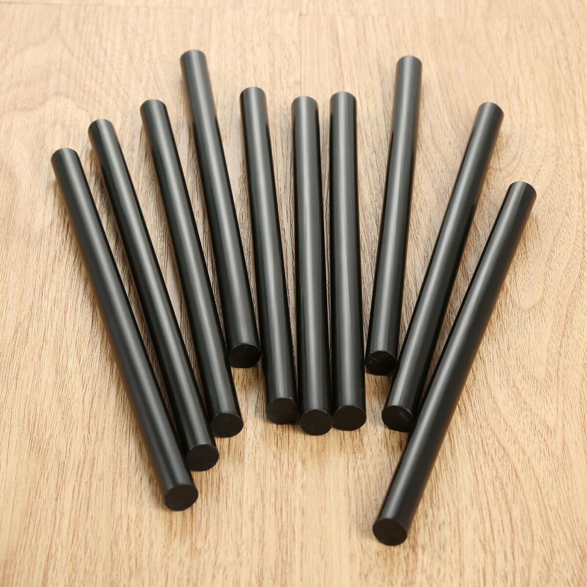 10Pcs Hot Melt Glue Gun Sticks EVA Glitter Powder Black Repair Craft 11mm*200mm