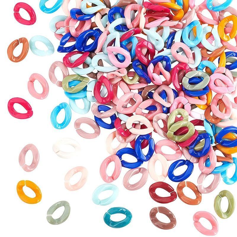 Highlight Color Chain Twist Link Assemble Jewelry Chain Buckle for DIY Crafts