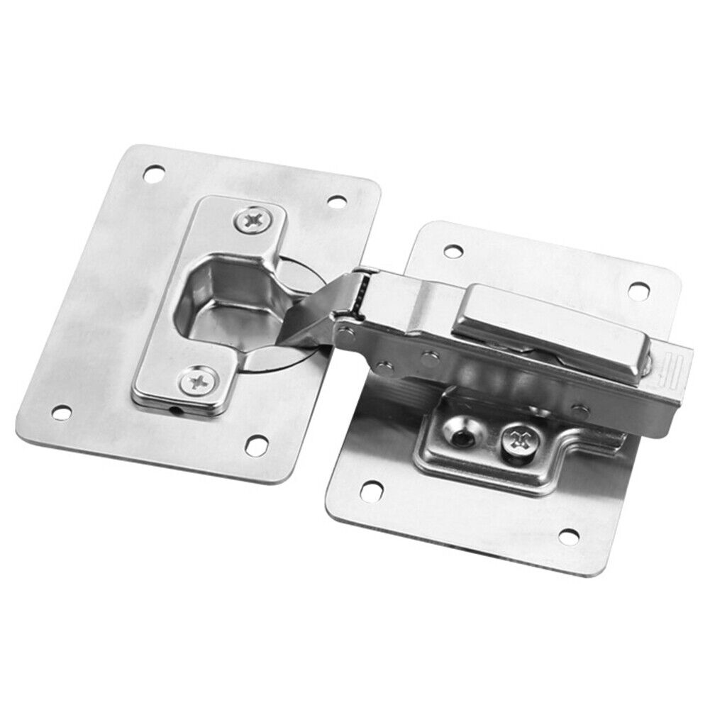 Hinge Repair Plate for Cabinet Cupboard Furniture Repair Hardware Kit (B)