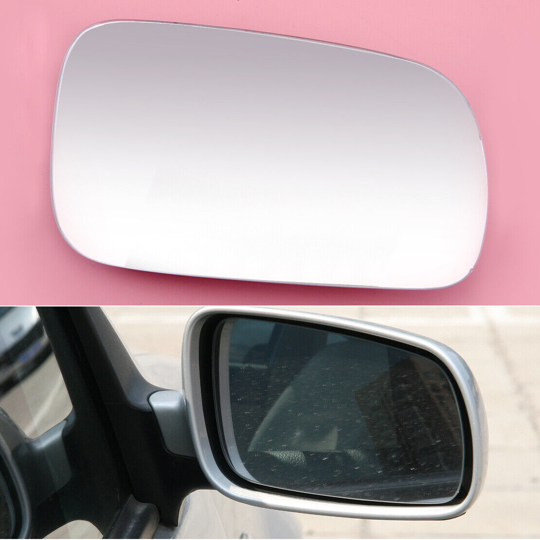 Right Car Heated Rearview Mirror Glass fit for VW Jetta Golf MK4 Passat B5 Bora