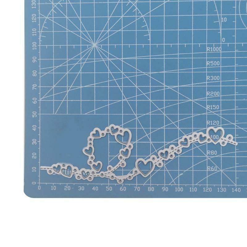 Elegant Heart Lace Shape Carbon Steel Cutting Dies DIY Scrapbooking Photo Album