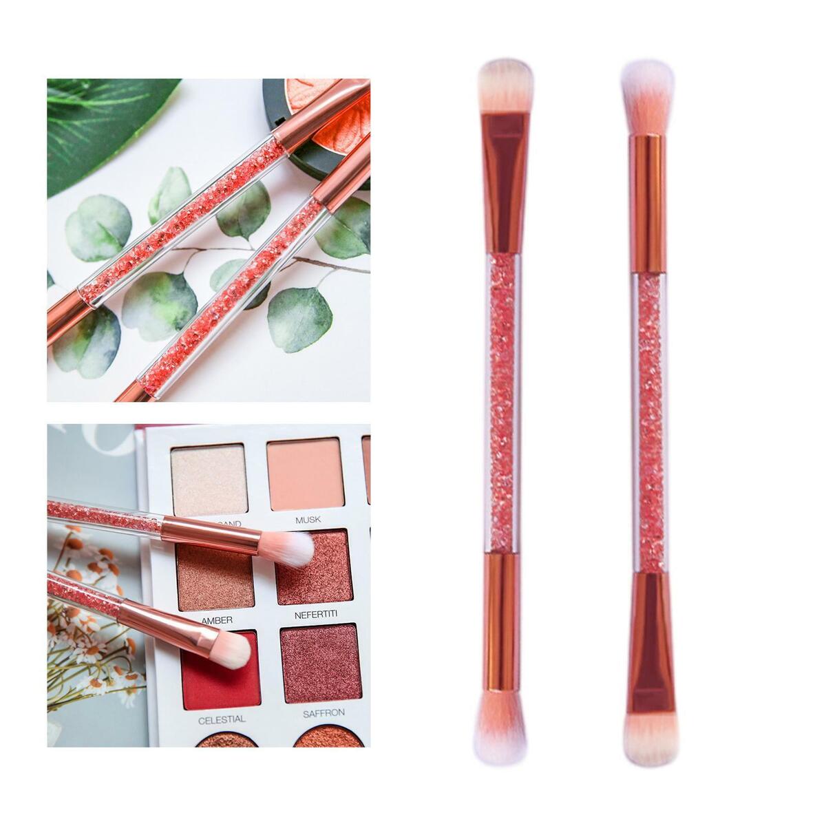 2x Eyeshadow Brushes Professional Shinny Soft  up Tool for Concealing
