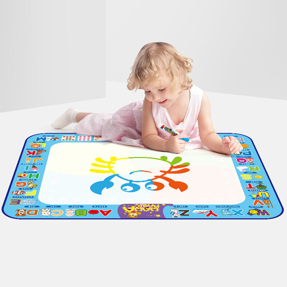 Super Large Magical Kids Water Canvas Drawing Pad Coloring Doodle Mat (B)