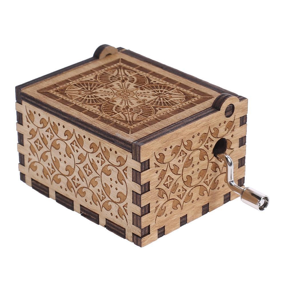 GAME OF THRONES Music Box Engraved Wooden Music Box Crafts Kid Xmas Gifts