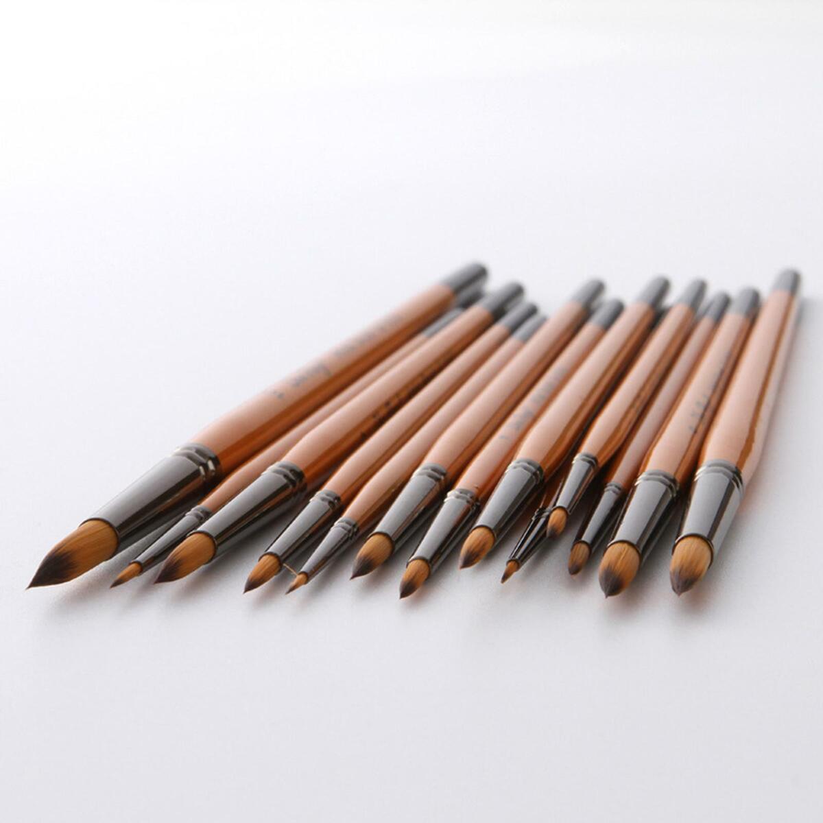 14pcs  Paint Brushes Professional Paint Brush Gouache