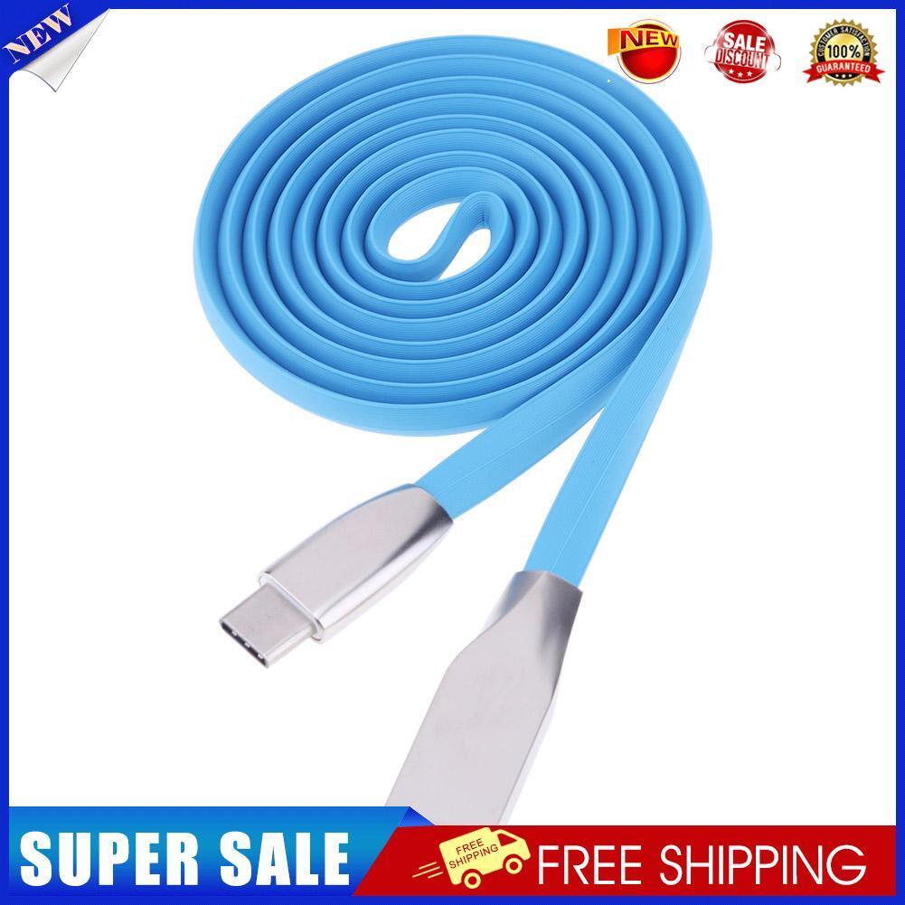 1M/3.3FT Zinc Alloy Head Type-C Data Sync Charging Cable For Phone(Blue)-17
