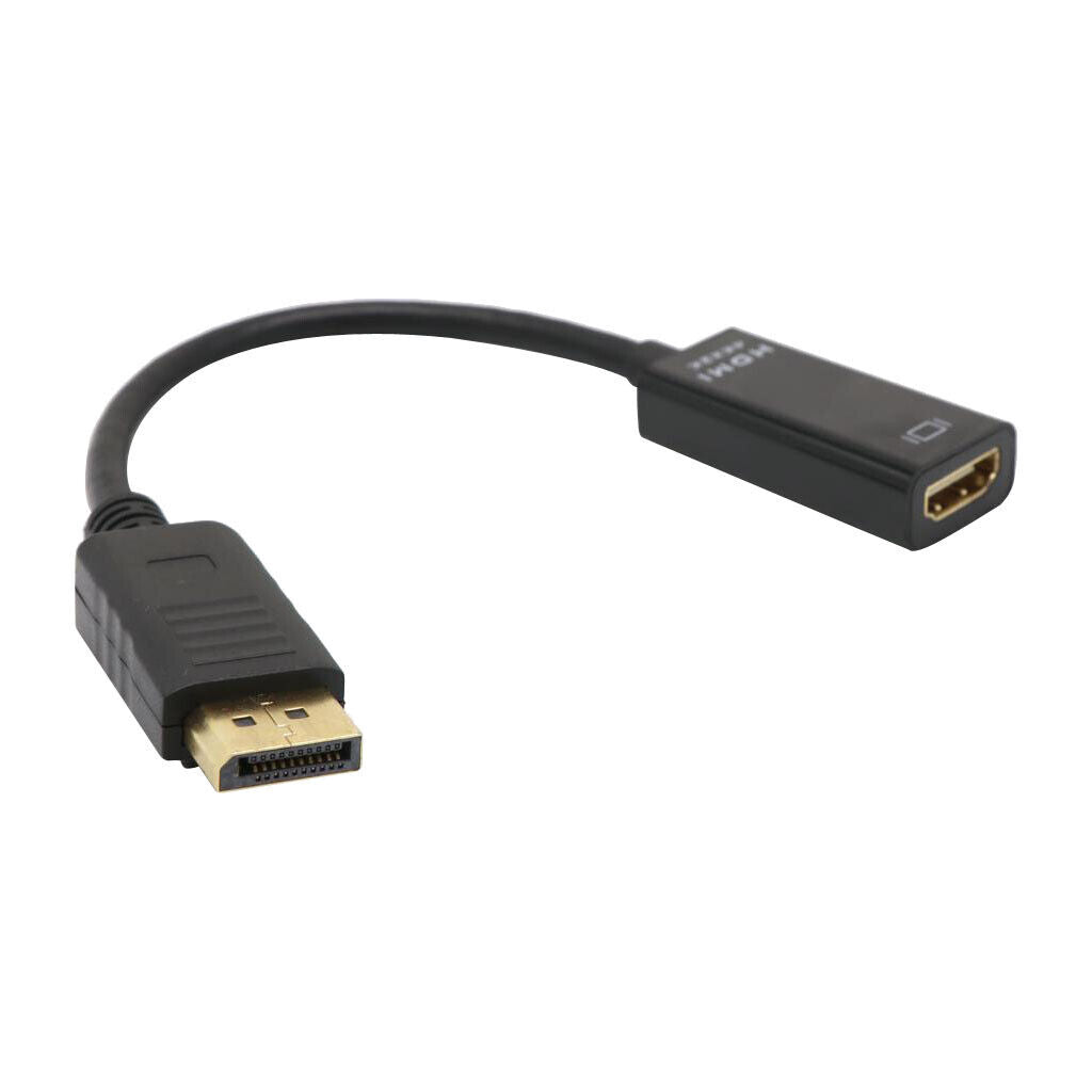 to HDMI Adapter 4K 60Hz Male to Female DP to HDMI Converter