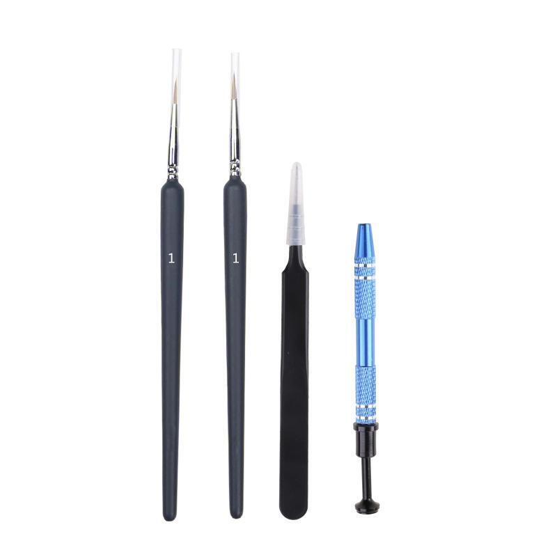 for MX Mechanical Keyboard Switch Stem Holder Tweezers Lube Brushes Grabber Set