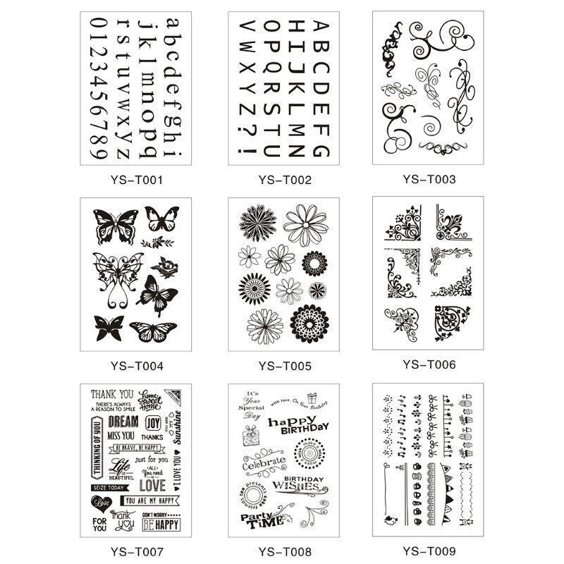 Alphabet Silicone Clear Seal Stamp DIY Scrapbooking Embossing Photo Album Paper