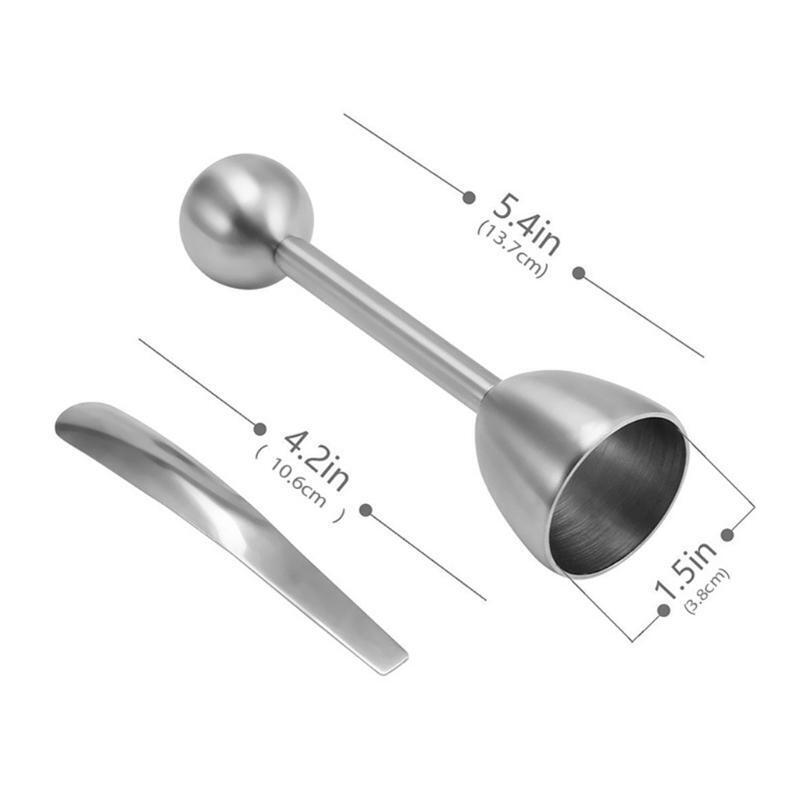 Elegant Egg Cups & Cracker Set Egg Opener For Boiled Egg Multipurpose Tools