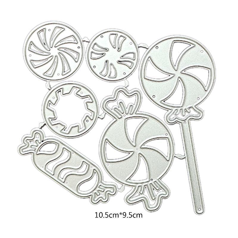 Lollipop Candy Metal Cutting Dies Scrapbooking Stencil Die Cuts Card Embossing
