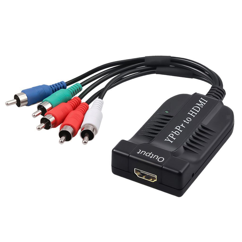 YPbPr to HDMI Component to HDMI Adapter Cable 5RCA RGB YPbPr to HDMI Converter