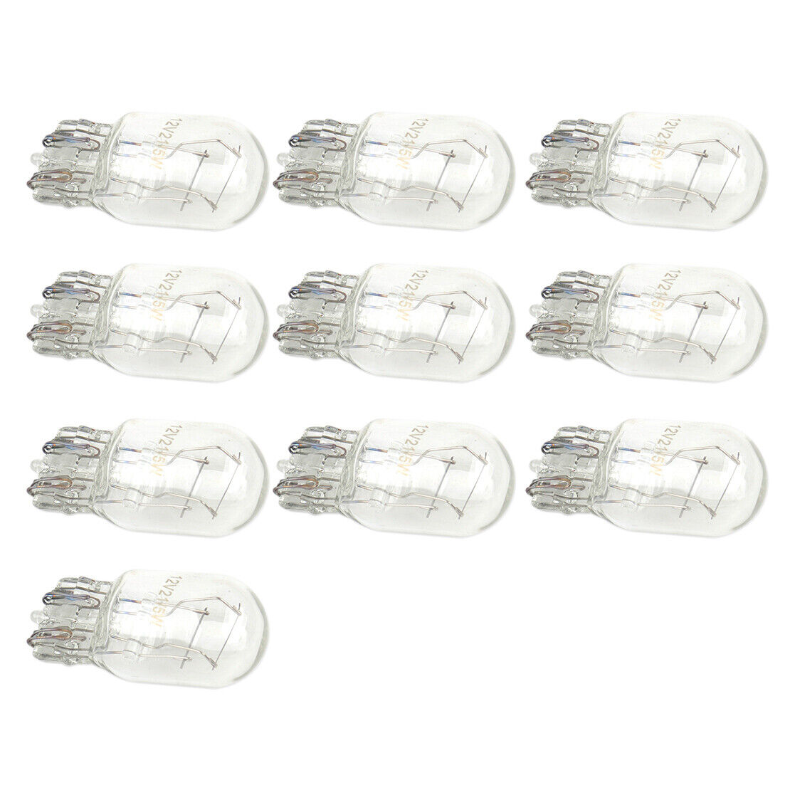 10x T20 7443 W21/5W R580 Clear Glass DRL Turn Signal Brake Tail Light Bulb Li