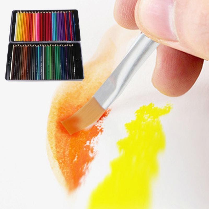 72 Pencils Oily Color Lead Paint Brush Water Soluble Colored Drawing Tool Kit