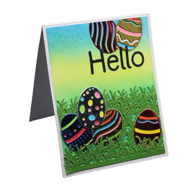 Egg Metal Cutting Dies Stencil DIY Scrapbooking Album Stamp Paper Card Embossing