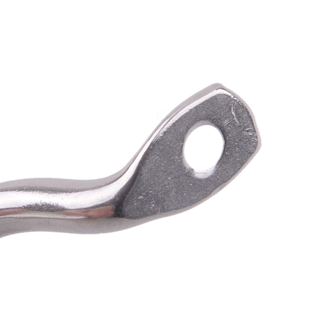 8pc 5mm Top Pad Wire Eye Straps Boat Deck Plate Staple Ring 316 Stainless Steel