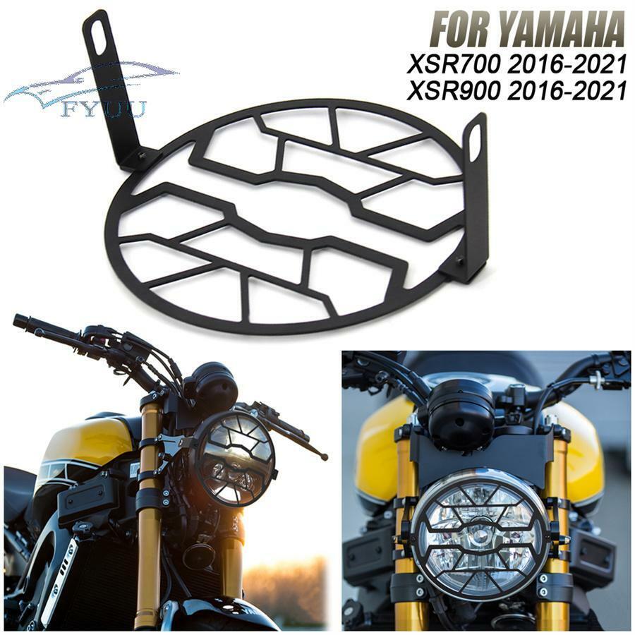 For Yamaha XSR700 XSR900 2016-2021 Front Headlight Guard Metal Protector Cover