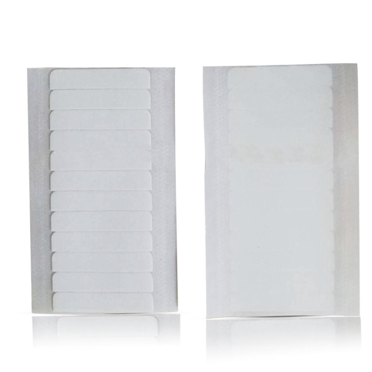 Bun extension Tape  Double Side  Tape Straight Strip 4 x 0.8 cm