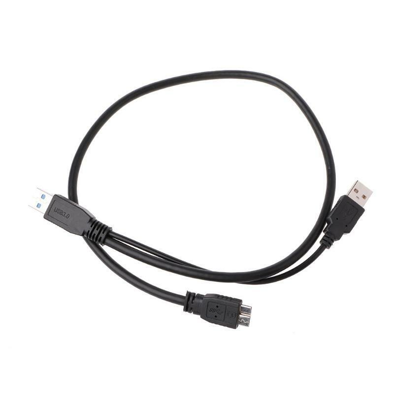 USB 3.0 Male To Type A Micro B Male Y Splliter Extension Cable For Hard Drive