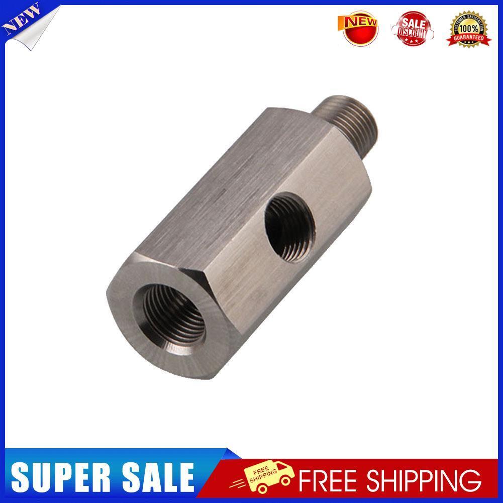 1/8in BSPT Oil Pressure Sensor Tee to NPT Adapter Turbo Feed Line Gauge T