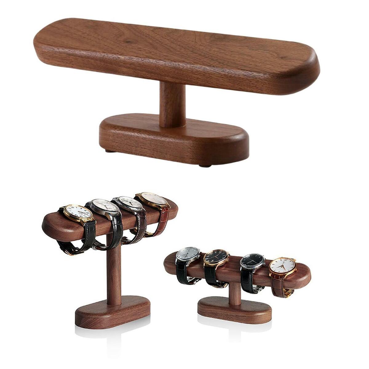 2x t shape bar Jewelry Bracelet Watch Racks Stands Tabletop Jewelry Organizers