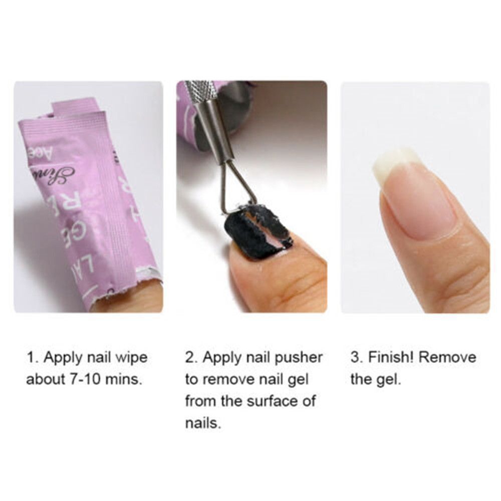 Stick Rod Set Dual-ended Cuticle Pusher Nail Gel Cleaner Nail Polish Remover