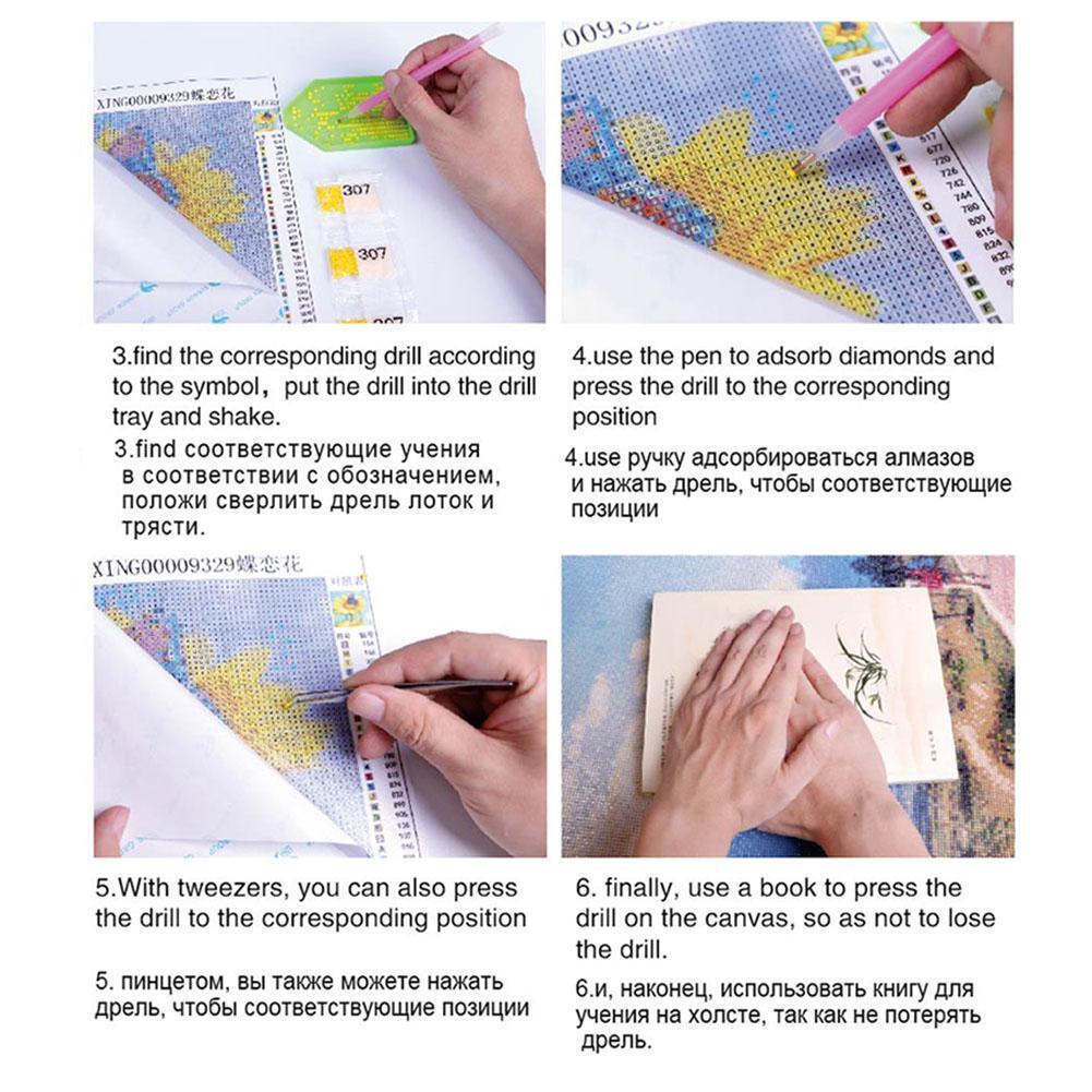 5D Diamond Painting Embroidery Pen DIY Cross Stitch Spot Drilling Tool Kit