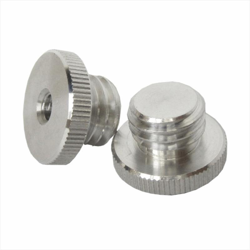 1/4 to 5/8 Screw Adapter Microphone Stand Tripod Adapter for Mic Stand Sliver