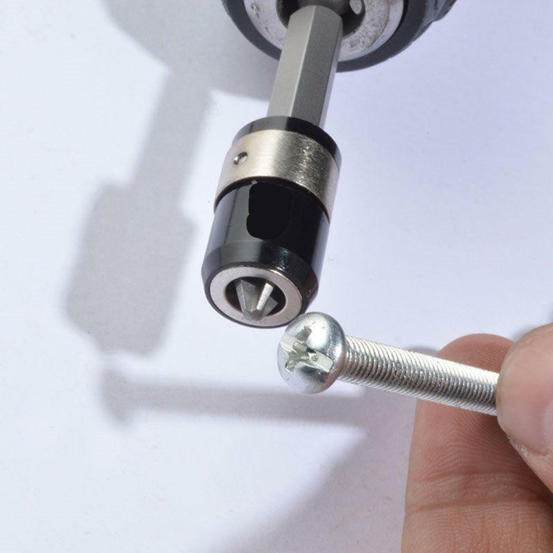 Magnetic Ring 1/4" 6.35mm Metal Strong Magnetizer Screw Electric Phillips Bits