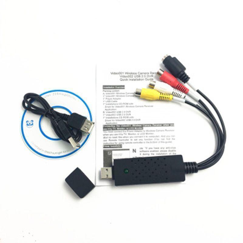 Upgraded Video Adapter with Audio 720P Card Usb Recording Box Game Broadcaster