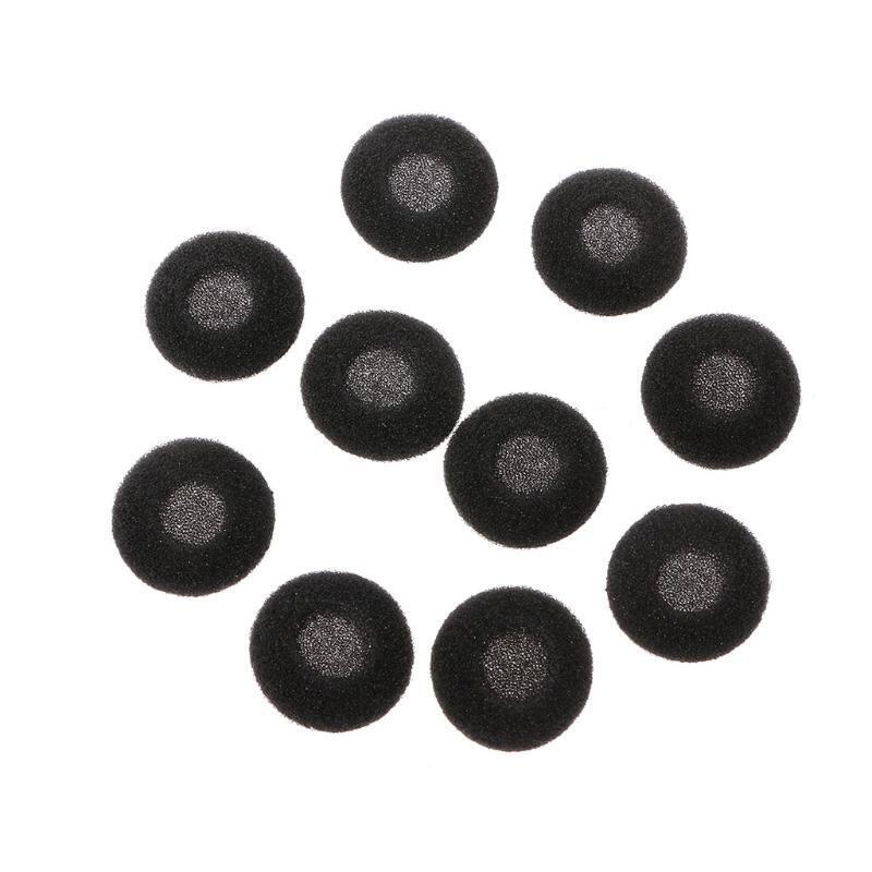 10Pcs 15mm Soft Sponge Earphone Earbud Pad Covers Replacement For MP3 MP4 Mobile