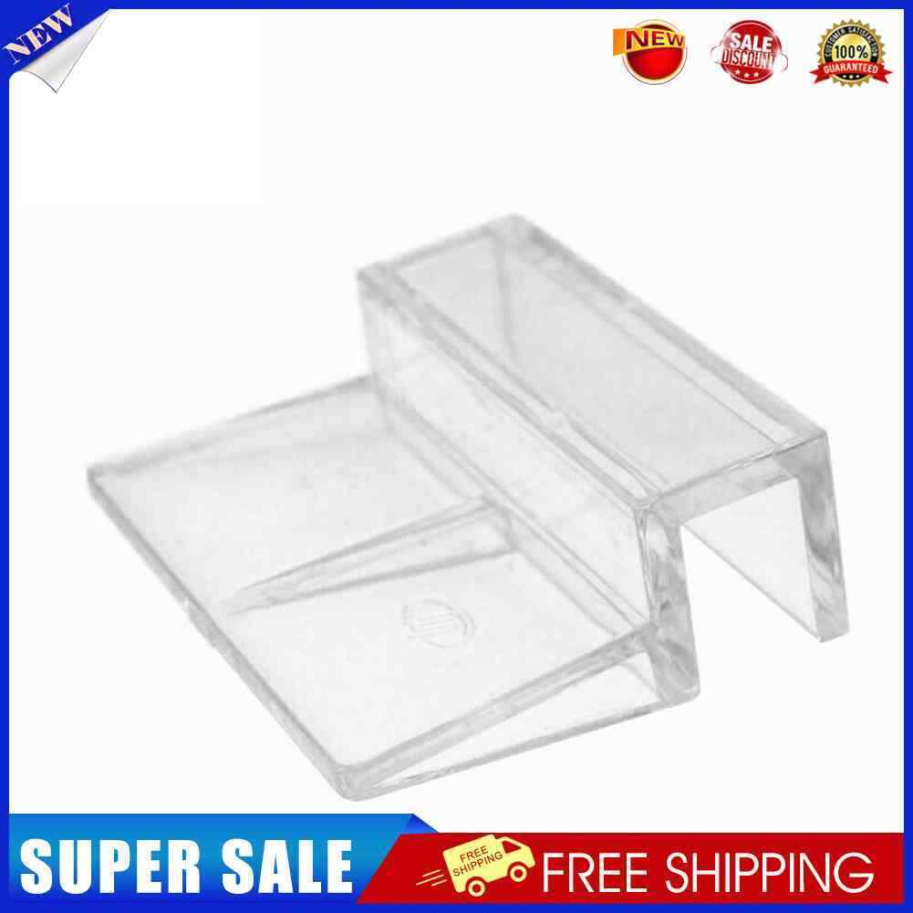 6mm 8mm 12mm 4pcs Fish Tank Bracket Clip Acrylic Aquarium Lid Holder (10mm)