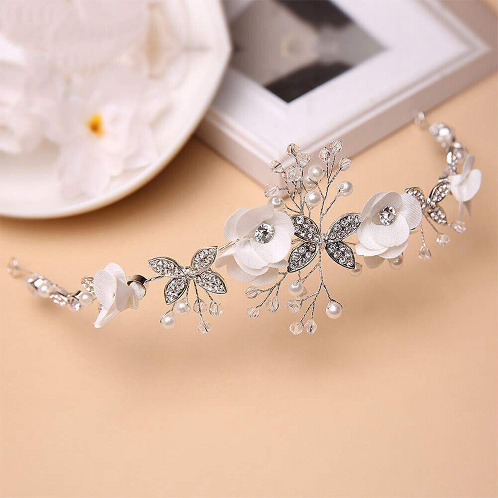 Hair Garland Flower Girl Bridesmaid Headdress Hair Headband Bridal Tiara