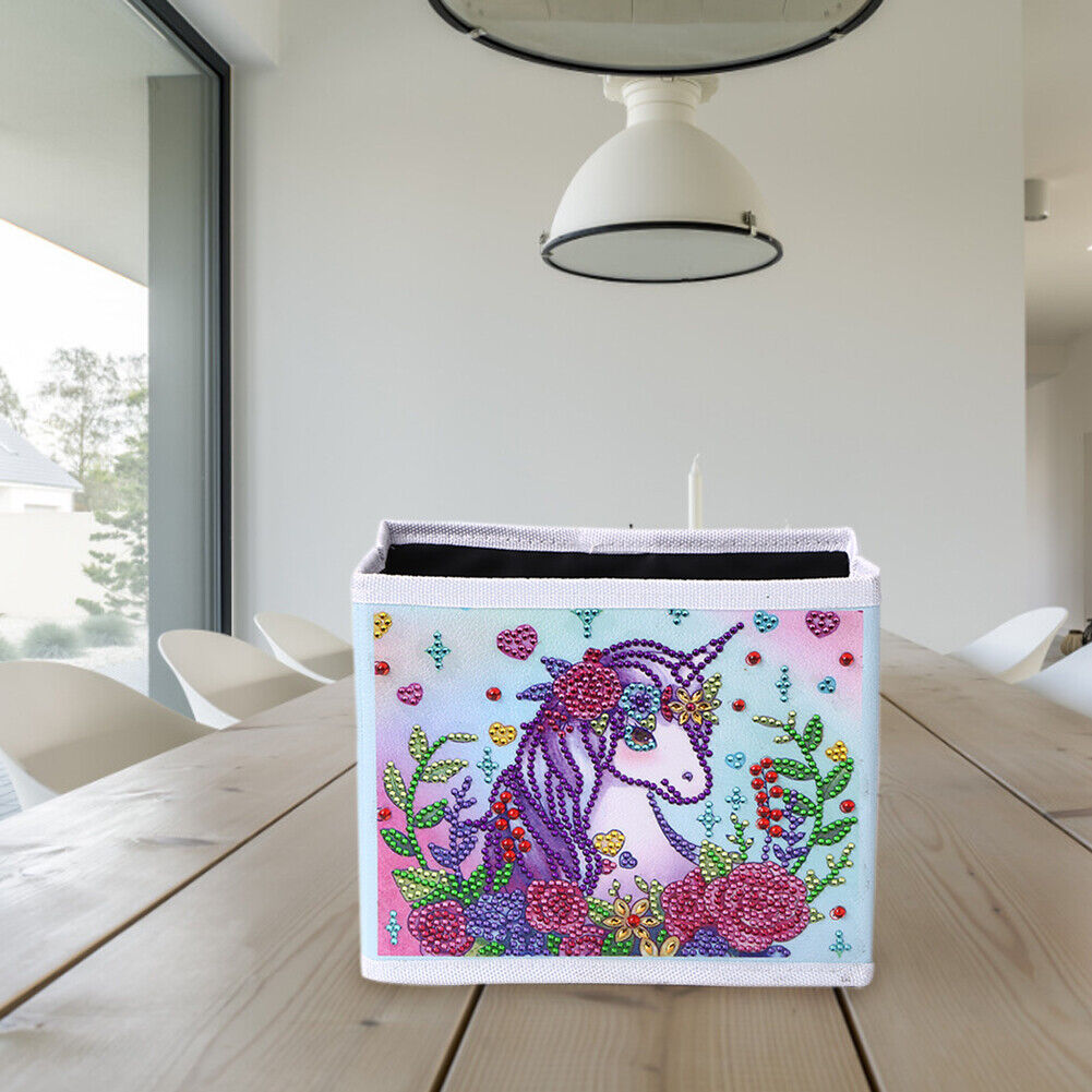 DIY Diamond Painting Folding Storage Box Home Craft Art Kit Case (PHZ009)