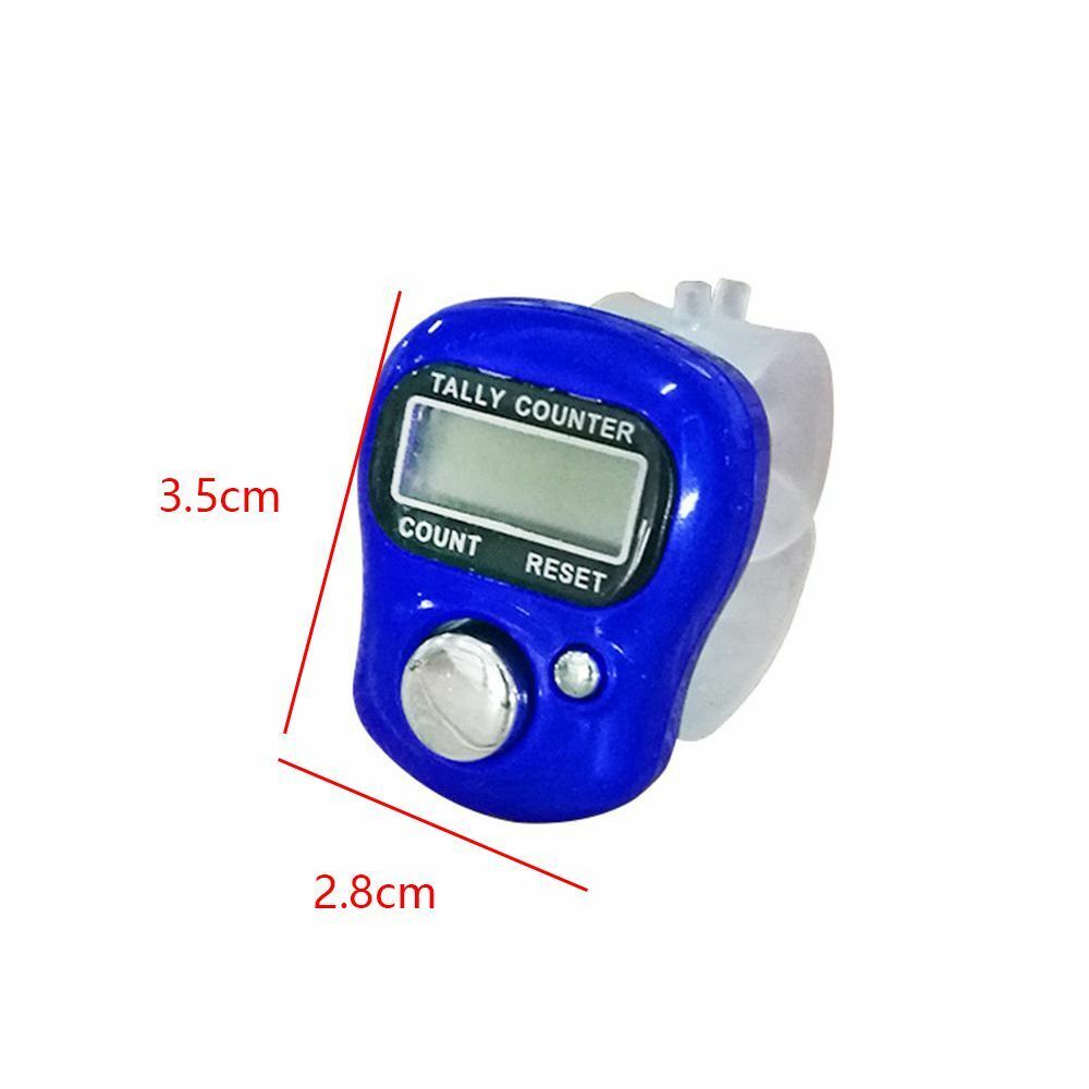 Hand Held Coun Mini LCD Digital Tally Counter Stitch Marker Finger Counter