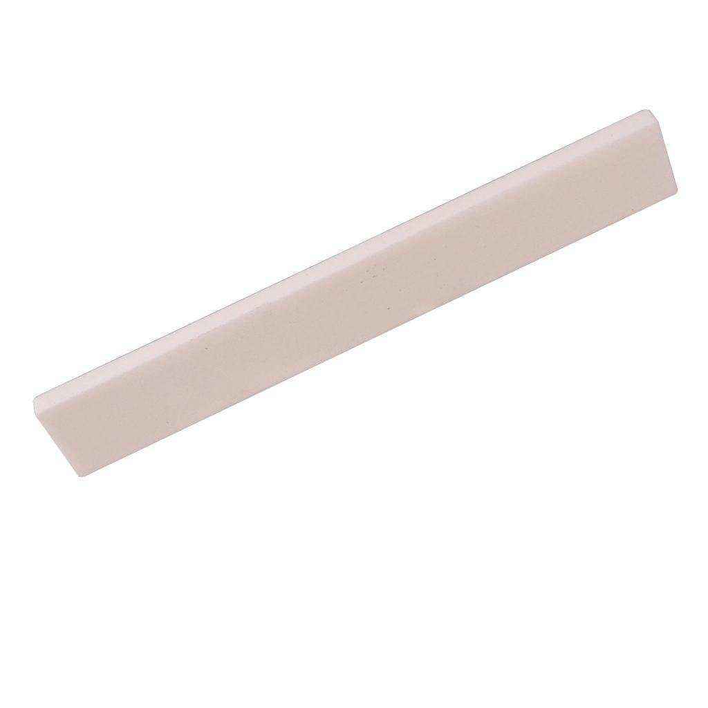 2x DIY  White Blank Nut Birdge Saddle for Bass Banjo String Instrument