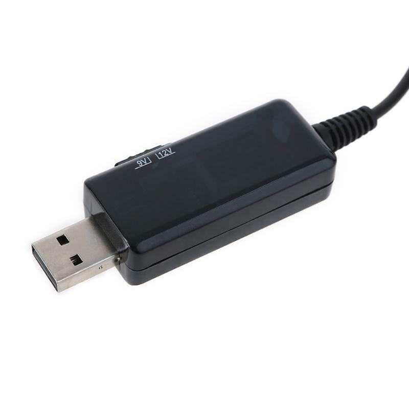 USB Boost Converter DC 5V to 9V 12V USB Step-up Converter Cable Connector